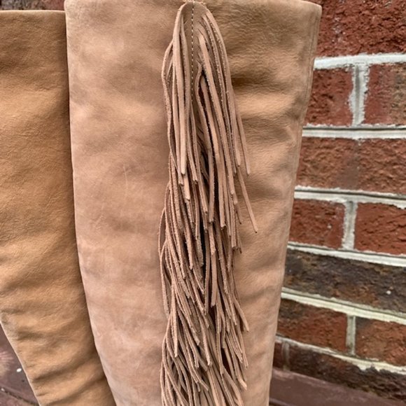 Sam Edelman Josephine Boho Slouch Fringe Boot 7.5 - Picture 10 of 13